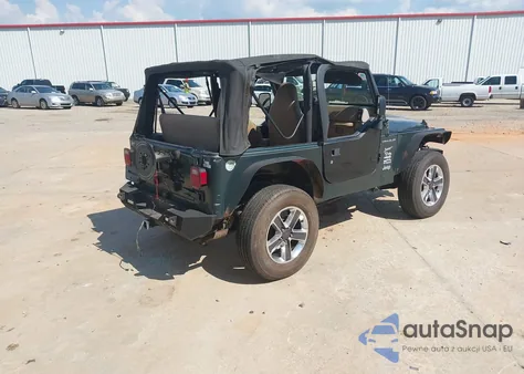 2002 Jeep Wrangler Sport из США, поврежденный, VIN 1J4FA49S52P760173